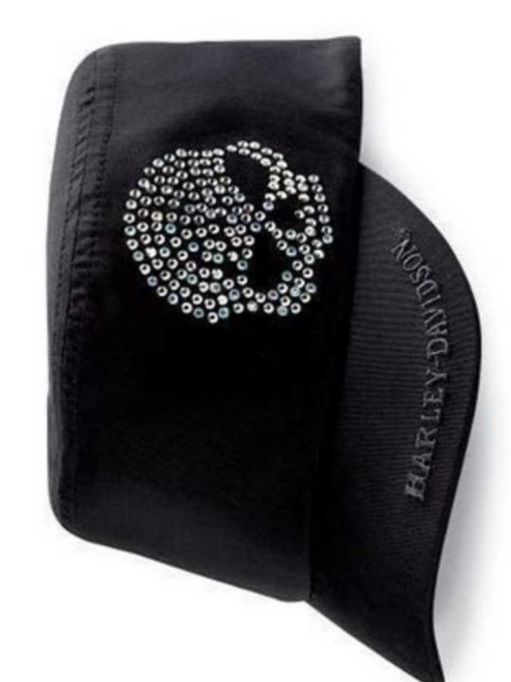 Harley-Davidson Black Crystal Skull Cadet Cap